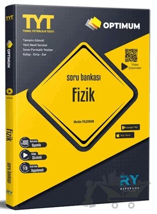 Optimum TYT Fizik Video Çözümlü Yeni Nesil Soru Bankası – Kolektif – Referans Yayınları kitap kapağı