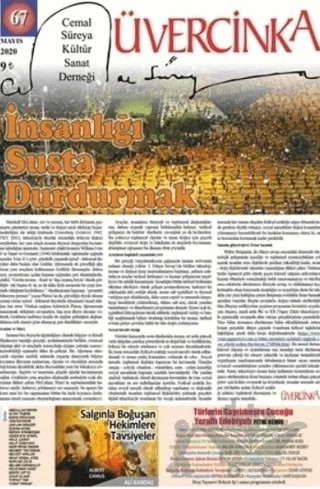 Üvercinka Dergisi Sayı: 67 Mayıs 2020 – Üvercinka Dergisi kitap kapağı