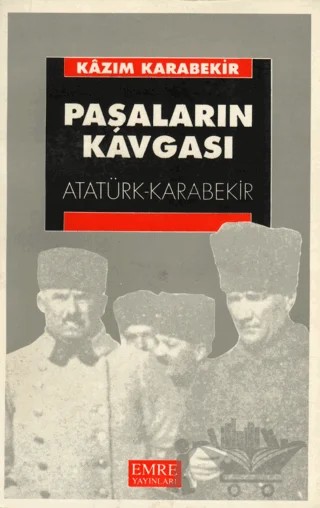 Paşaların Kavgası – Kazım Karabekir – Emre Yayınları kitap kapağı