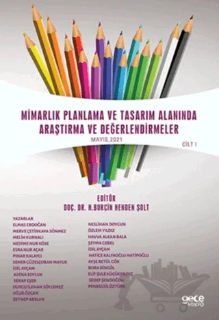Mimarlık Planlama ve Tasarım Alanında Araştırma ve Değerlendirmeler Mayıs Cilt 2 – H. Burçin Henden Şolt – Gece Kitaplığı kitap kapağı