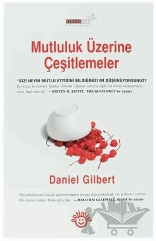 Mutluluk Üzerine Çeşitlemeler – Daniel Gilbert – Optimist Kitap kitap kapağı