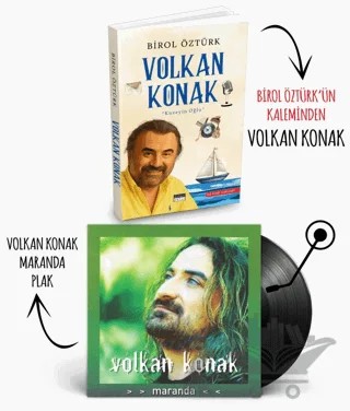 Plaklı Kitaplar - Volkan Konak - Maranda Plak – Birol Öztürk – Plak kitap kapağı