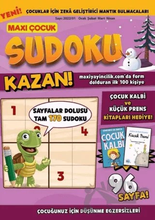 Maxi Çocuk Sudoku 7 – Kolektif – Maxi Yayıncılık kitap kapağı