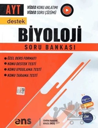AYT Biyoloji Soru Bankası – Behlül Öndeş, Semiha Bahadır – ENS Yayınları kitap kapağı