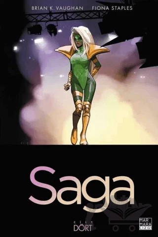 Saga Cilt: 4 – Brian K. Vaughan – Marmara Çizgi kitap kapağı