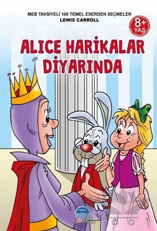 Alice Harikalar Diyarında – Lewis Carroll – Martı Yayınları kitap kapağı