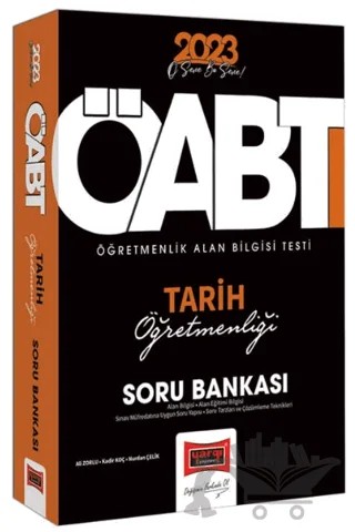 2023 KPSS ÖABT Tarih Öğretmenliği Tamamı Çözümlü Soru Bankası – Kolektif – Yargı Yayınevi kitap kapağı