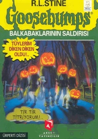 Goosebumps Balkabaklarının Saldırısı – R. L. Stine – Aksoy Yayıncılık kitap kapağı