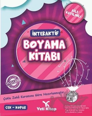 İnteraktif Boyama Kitabı 2 – Feyyaz Ulaş – Yeti Kitap kitap kapağı