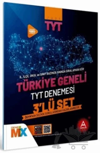 TYT Türkiye Geneli Çıkmış Sorular Denemesi – Kolektif – A Yayınları kitap kapağı