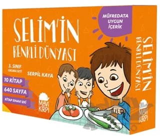 Selimin Renkli Dünyası 3. Sınıf Okuma Seti (10 Kitap) – Serpil Kaya – Mavi Kirpi Yayınları kitap kapağı