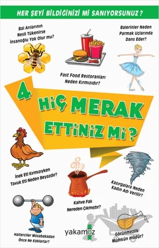 Hiç Merak Ettiniz mi? - 4 – Alev Aksakal – Yakamoz Yayınevi kitap kapağı