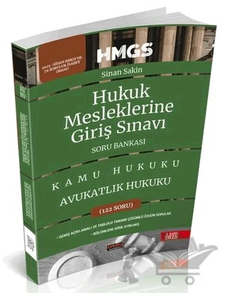 HMGS Avukatlık Hukuku Soru Bankası – Sinan Sakin – Savaş Yayınevi kitap kapağı