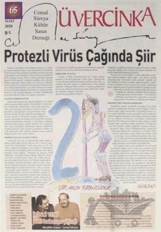 Üvercinka Dergisi Sayı: 65 Mart 2020 – Üvercinka Dergisi kitap kapağı