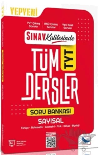Sınav Kalitesinde TYT Sayısal Tüm Dersler Soru Bankası – Kolektif – Sınav Yayınları kitap kapağı