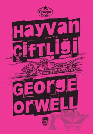 Hayvan Çiftliği – George Orwell – Ema Genç kitap kapağı