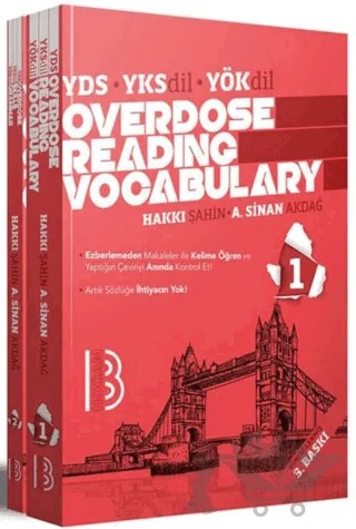 YDS YÖKDİL YKSDİL Overdose Reading Vocabulary – Kolektif – Benim Hocam Yayınları kitap kapağı