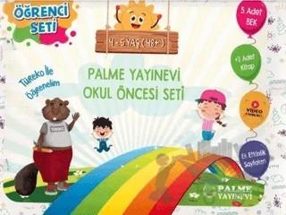4 - 5 Yaş için Okul Öncesi Seti – Kolektif – Palme Yayınları kitap kapağı