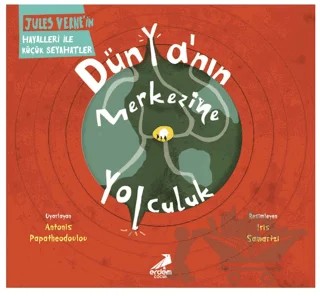 Dünya’nın Merkezine Yolculuk – Jules Verne – Erdem Çocuk kitap kapağı
