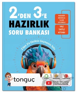 2'den 3'e Hazırlık Soru Bankası – Kolektif – Tonguç Akademi kitap kapağı