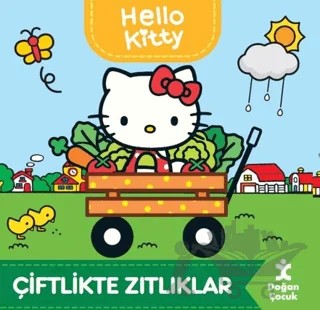 Hello Kitty-Çiftlikteki Zıtlıklar – Kolektif – Doğan Çocuk kitap kapağı