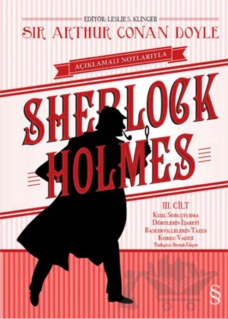 Açıklamalı Notlarıyla Sherlock Holmes Cilt: 3 – Sir Arthur Conan Doyle – Everest Yayınları kitap kapağı
