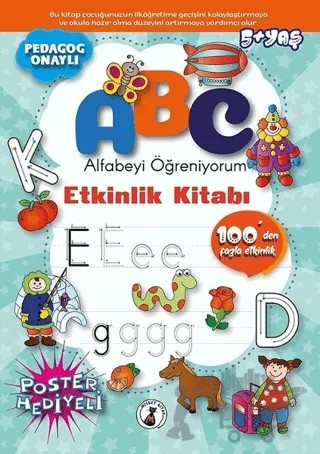 ABC - Alfabeyi Öğreniyorum – Nesrin Çelik – Misket Kitap kitap kapağı