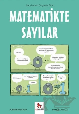 Matematikte Sayılar – Gençler İçin Çizgilerle Bilim – Joseph Midthun, Samuel Hiti – Almidilli kitap kapağı