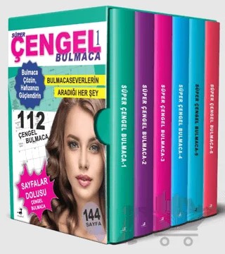 Süper Çengel Bulmaca 6 Kitap Kutulu Set – Kolektif – Olimpos Yayınları kitap kapağı