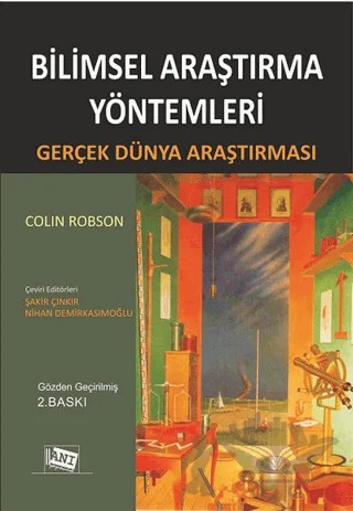 Bilimsel Araştırma Yöntemleri – Colin Robson – Anı Yayıncılık kitap kapağı