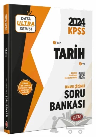 2024 KPSS Ultra Serisi Tarih Soru Bankası – Kolektif – Data Yayınları kitap kapağı