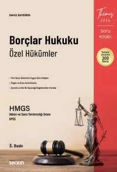 THEMIS – Borçlar Hukuku Özel Hükümler Soru Kitabı – Deniz Bayeren – Seçkin Yayıncılık kitap kapağı
