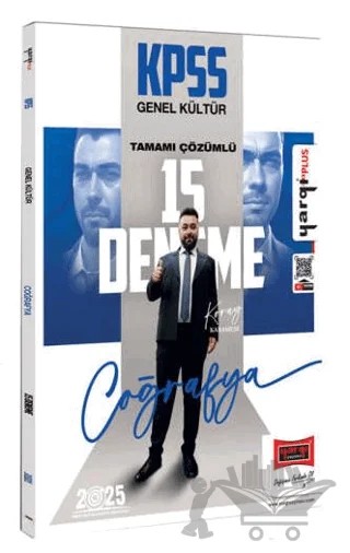 2025 KPSS Genel Kültür Tamamı Çözümlü Coğrafya 15 Deneme – Koray Karameşe – Yargı Yayınevi kitap kapağı