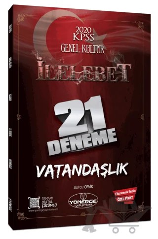 2020 KPSS Genel Kültür İlelebet Vatandaşlık 21 Deneme – Burcu Çevik – Yönerge Yayınları kitap kapağı
