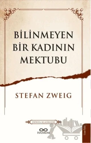 Bilinmeyen Bir Kadının Mektubu – Stefan Zweıg – Hasrem Yayınları kitap kapağı