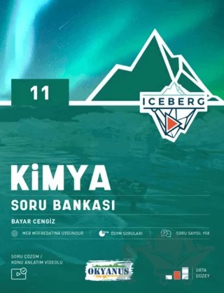 11. Sınıf Iceberg Kimya Soru Bankası – Bayar Cengiz – Okyanus Yayınları kitap kapağı