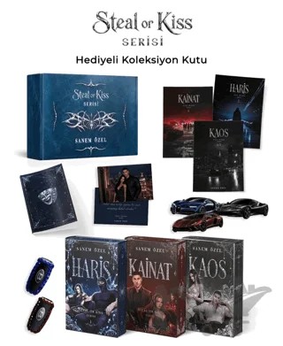 Steal or Kiss Serisi - Kenar Boyamalı 3'lü Koleksiyon (Kutu Set) – Sanem Özel – Onyx Yayınları kitap kapağı