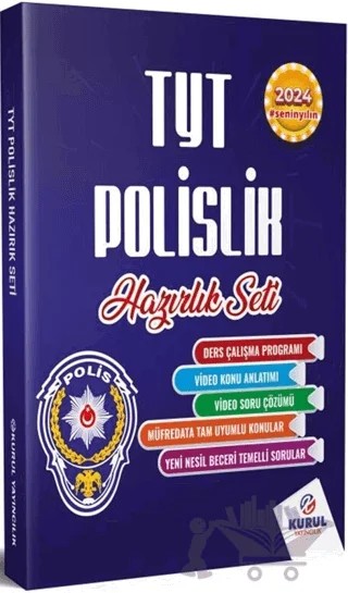 TYT Polislik PMYO Tüm Dersler Konu Anlatımlı Hazırlık Seti – Kolektif – Kurul Yayıncılık kitap kapağı