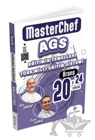 MEB-AGS Eğitimin Temelleri, Türk Milli Eğitim Sistemi MasterChef 20x24 Deneme Çözümlü – Ziya Sümer, Özgür Hamal – Dizgi Kitap kitap kapağı