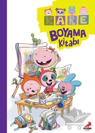 Kare - Boyama Kitabı – Kolektif – Erdem Çocuk kitap kapağı