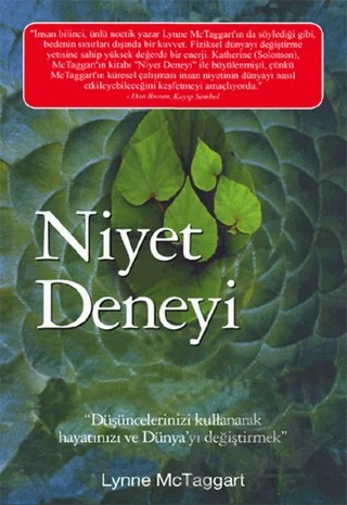 Niyet Deneyi – Lynne McTaggart – Butik Yayınları kitap kapağı