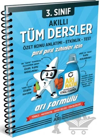 3. Sınıf Tüm Dersler Özet Konu Anlatımı Etkinlik Test – Kolektif – Arı Yayıncılık kitap kapağı