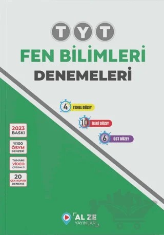 TYT Fen Bilimleri Denemeleri – Kolektif – Alze Yayınları kitap kapağı