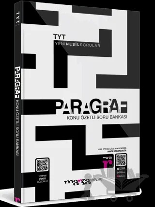 2023 TYT Paragraf Konu Özetli Yeni Nesil Soru Bankası Tamamı Video Çözümlü – Kolektif – Marka Yayınları kitap kapağı