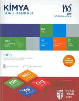 AYT Kimya Soru Bankası – Kolektif – Teas Press kitap kapağı
