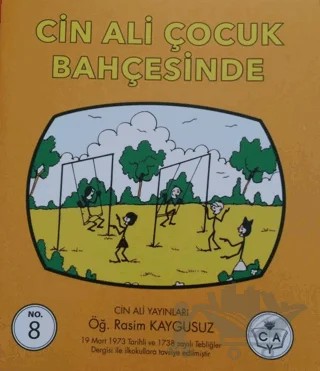 Cin Ali Çocuk Bahçesinde – Rasim Kaygusuz – Cin Ali Yayınları kitap kapağı