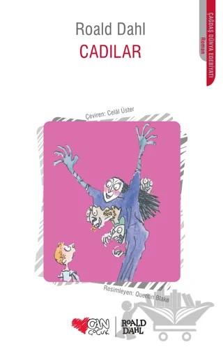 Cadılar – Roald Dahl – Can Çocuk Yayınları kitap kapağı