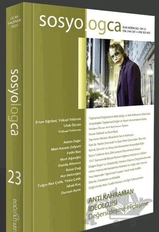 Sosyologca Dergisi Sayı: 23 – Doğu Kitabevi kitap kapağı