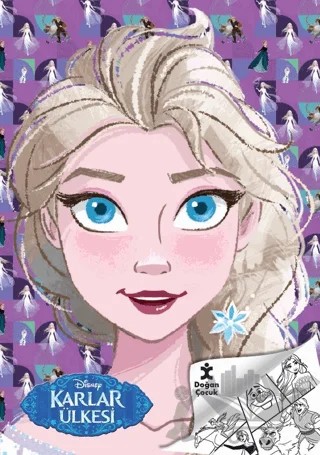 Disney Karlar Ülkesi - Kraliçe Elsa Boyama Kitabı – Kolektif – Doğan Çocuk kitap kapağı