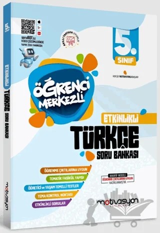5. Sınıf Etkinlikli Tematik Fasikül Türkçe Soru Bankası – Kolektif – Motivasyon Yayınları kitap kapağı